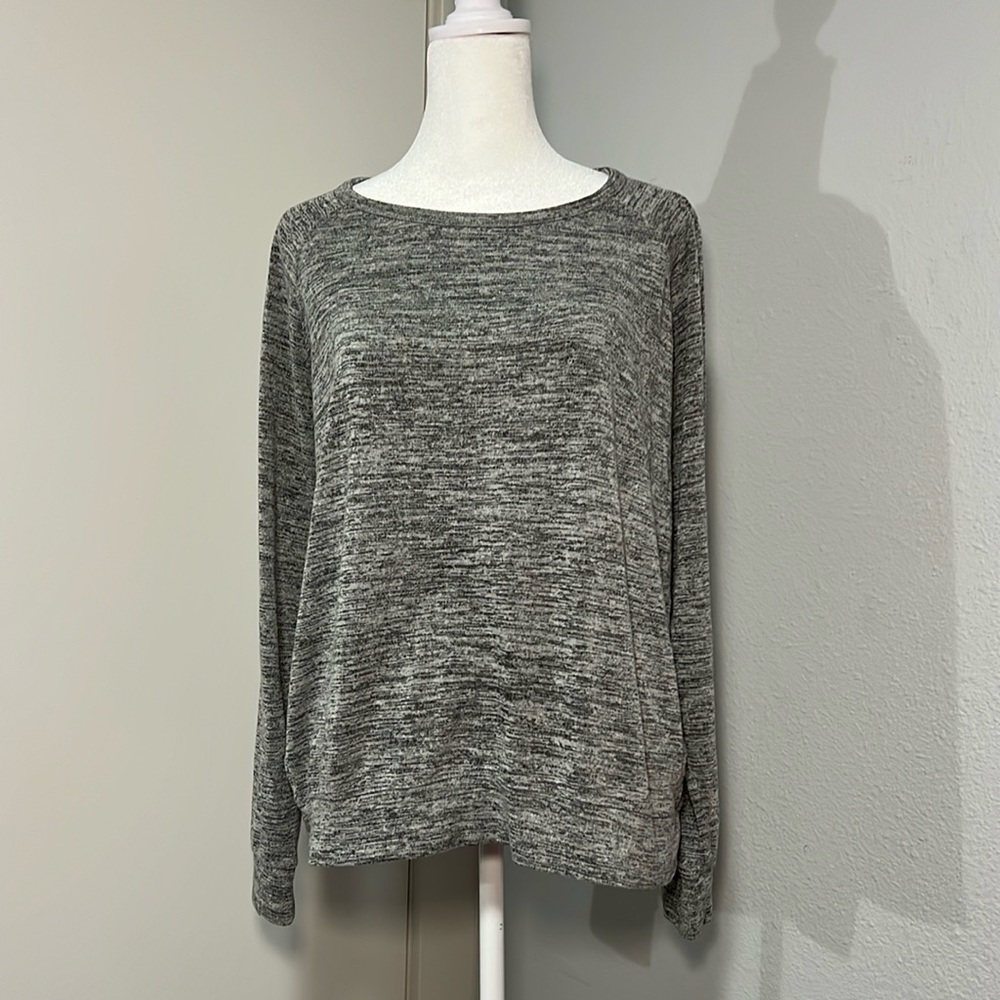 Buffalo David Bitton Gray Long Sleeve Women's‎ Top